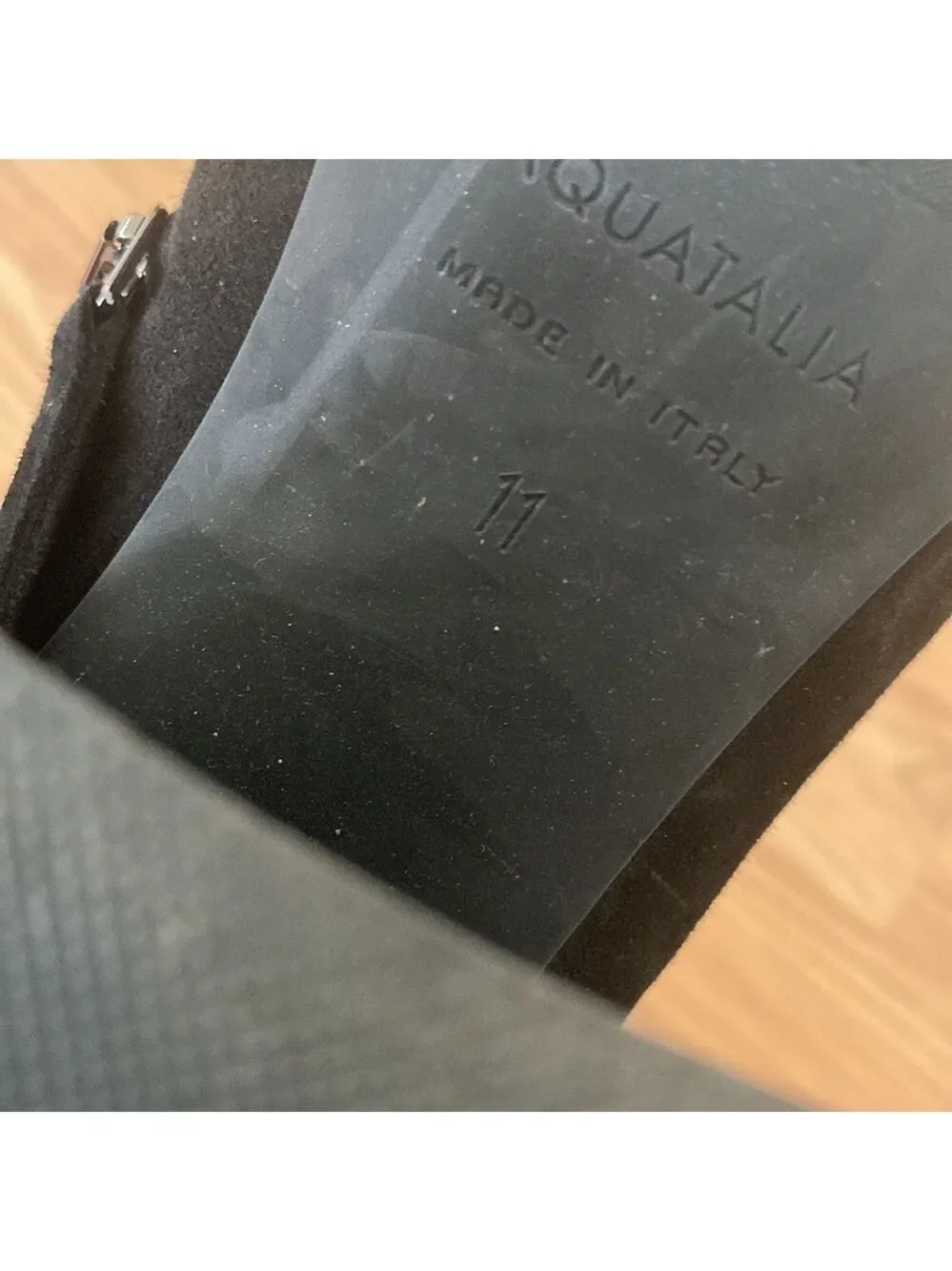 Aquatalia suede boots.